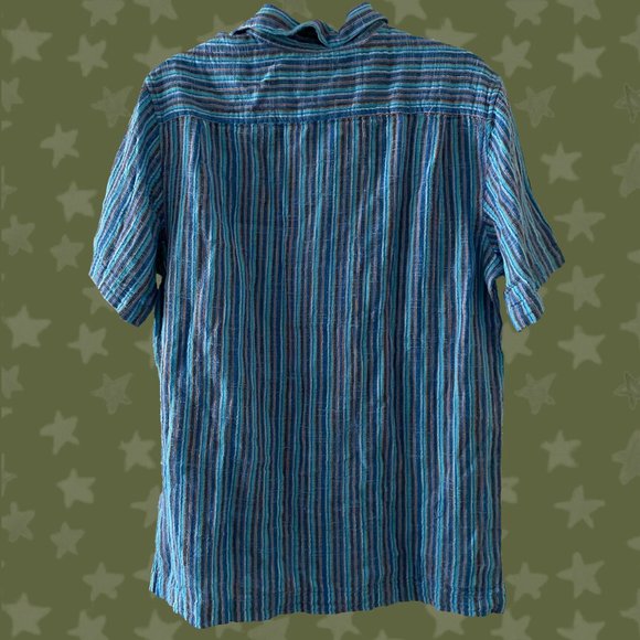 URBAN OUTFITTERS BDG ELI DOBBY STRIPE SHIRT - Picture 4 of 4